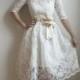 Ellie--2 Piece, Lace And Cotton Wedding Dress--Etsy Exclusive--Reserved For Laura Van Grinsven