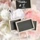 SET Of 12 Rustic Chic Chalkboards On Sticks Table Numbers (item P10511)