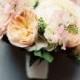 Peach And Blush Wedding Bouquet