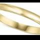 14k Gold Ring, 2mm Wedding Band