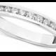 Diamond Ring, 14k White Gold Certified Diamond Band (1/4 ct. t.w.)