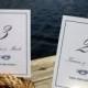 Nautical Wedding - 20 Nautical Rope Table Number Holders (4 Inches) - Smaller Knots