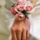Pink Rose Wrist Corsage Wedding Corsages Bridesmaids