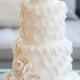 2014 Wedding Cake Trends #6 Textured Wedding Cakes