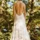 Stunning Backless Lace Wedding Dress