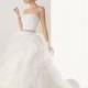 Gorgeous Strapless Tulle Empire Dress for Wedding with Lace Wrap