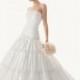 New Strapless A line Sheath Taffeta Cheap Wedding Dress UK