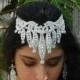 SALE Crystal Bridal Headpiece, Bridal Hair Headband,Boho Headpiece,Wedding Hair piece,Swarovski Bridal Wedding Tiara, Wedding Accessories