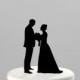 Use Your Photo To Create A Custom Silhouette Wedding Cake Topper, Personalized From Your Own Photo With Option To Purchase Your Digital File