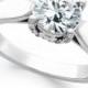 Certified Diamond Solitaire Ring in 14k White Gold (3/4 ct. t.w.)