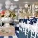 Nautical Beach Wedding in Coral and Navy
