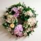 Wedding flower wreath