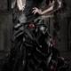 Extravagant Black Wedding Gown