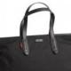 AUTHENTIC GUCCI GG Black Canvas Tote Flexible Handle Handbag