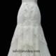 Beautiful V Neck Layered Lace Trumpet Wedding Dress With Low Back YR1015