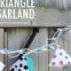 DIY: Triangle Garland - Brooklyn Bride - Modern Wedding Blog