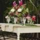 Intimate, Wintry Garden Wedding