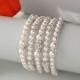 Bridal Bracelet - Pearl Cuff Bracelet, Swarovski Pearls, Old Hollywood Style, Pearl Wedding Bracelet, Bridesmaid- OLIVIA
