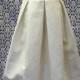 Ivory And Gold Cotton Matelasse A-Line Wedding Gown