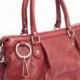 Original GUCCI Red Guccissima Leather Top Handle GG Tote Bag