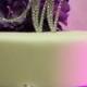5" Tall Mirror Initial Monogram Wedding Cake Topper Swarovski Crystal A B C D E F G H I J K L M N O P Q R S T U V W X Y Z