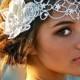 Vintage Inspired Crystal Bridal Head Cap- Juliet