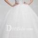 Dramatic Ball Gown Floor Length Tulle Wedding Dress With Beaded Craft