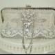 Silver Handbag / Great Gatsby / Silver Wedding / Bridesmaid Gift / Wedding Clutch