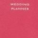 Smythson "Wedding Planner" Panama Notebook, Fuchsia