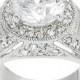 1 1/3 CT. T.W. Tressa Round Cut CZ Prong Set Bridal Style Ring in Sterling Silver - Silver
