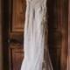 Nude-colored Form Fitting Wedding Dress