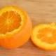 DIY Jack O' Lantern Orange Fruit Cups