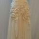 Custom Made Hand-embroidered Whimsical Wedding Crisscross Long Dress