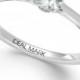 Idealmark Certified Diamond Solitaire Engagement Ring in Platinum (1/2 ct. t.w.)