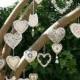 Heart Collection Vintage Chic Distressed Decorations Wedding Favours Favors