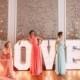 Bright & Light Peachy Fresh Modern Wedding