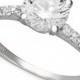 Arabella 14k White Gold Ring, Swarovski Zirconia Wedding Ring (2-3/4 ct. t.w.)