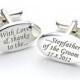 A3WED006 Step Father Of The Groom Cufflinks (ss)