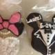 Mickey And Minnie Mouse Wedding Cookie Favors