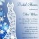Snowflakes Bridal Shower Invitation 2