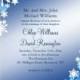 Snowflakes Wedding Invitation 2