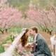Sweet and intimate elopement in the peach orchard - Wedding Sparrow 