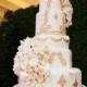 White & Gold Wedding Cakes