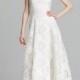 Vera Wang Dress - Sleeveless Lace A-Line Skirt