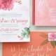 Watercolor Calligraphy Wedding Invitations By Julie Song Ink