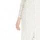 Alex Evenings Long-Sleeve Scalloped Lace Gown
