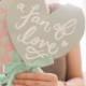 How To Create Woven Heart Wedding Fans, By Erin Hung Of Berinmade…