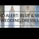 Trend Alert: Blue & Silver Wedding Dresses
