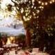 Outdoor Wedding String Lights For Wedding Reception Or Celebration