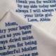 Set Of Two Personalized WEDDING HANKIE'S Mother & Father Of The Bride Gifts Hankerchief - Hankies